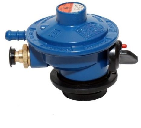 Super Safety Click ON Regulator WITH Push Button (Excess Flow Control)