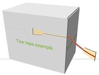 Mopp Packaging Tear Tape
