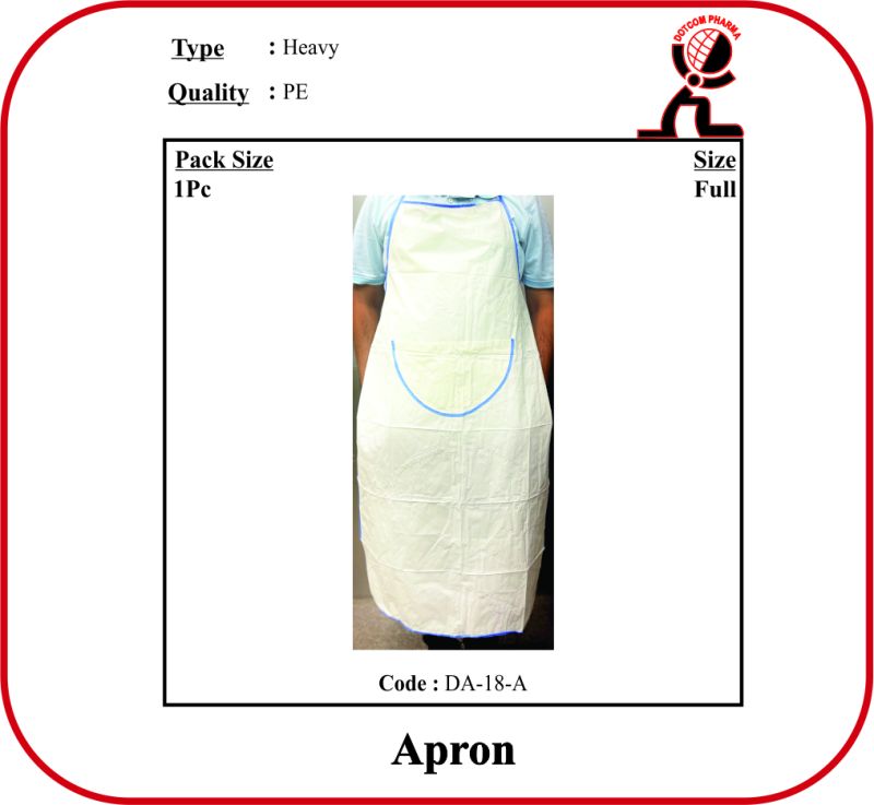 Apron Heavy (Full Size" 48 ) PE - PVC