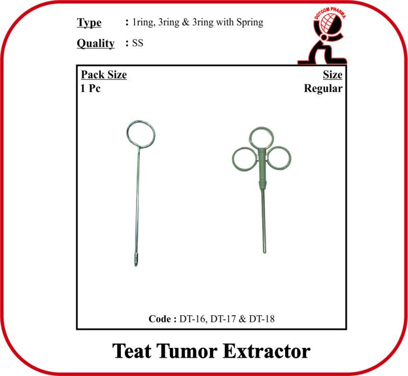 Teat Tumor Extractor - 3 Ring