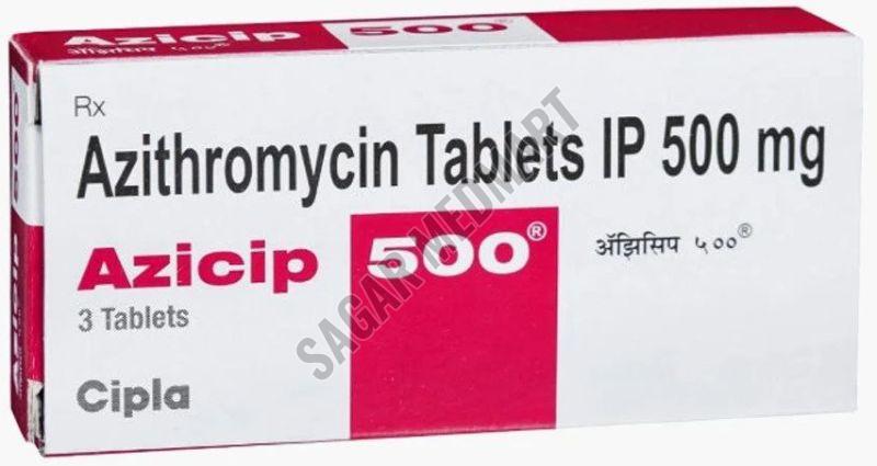 Azicip Azithromycin 500 Mg Tablets