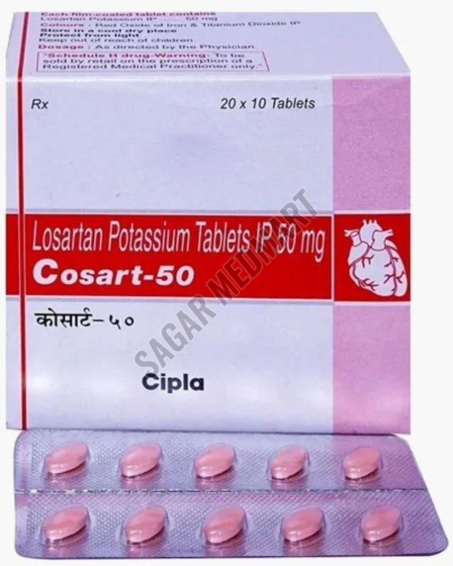 Cosart 50mg Losartan Potassium Tablet