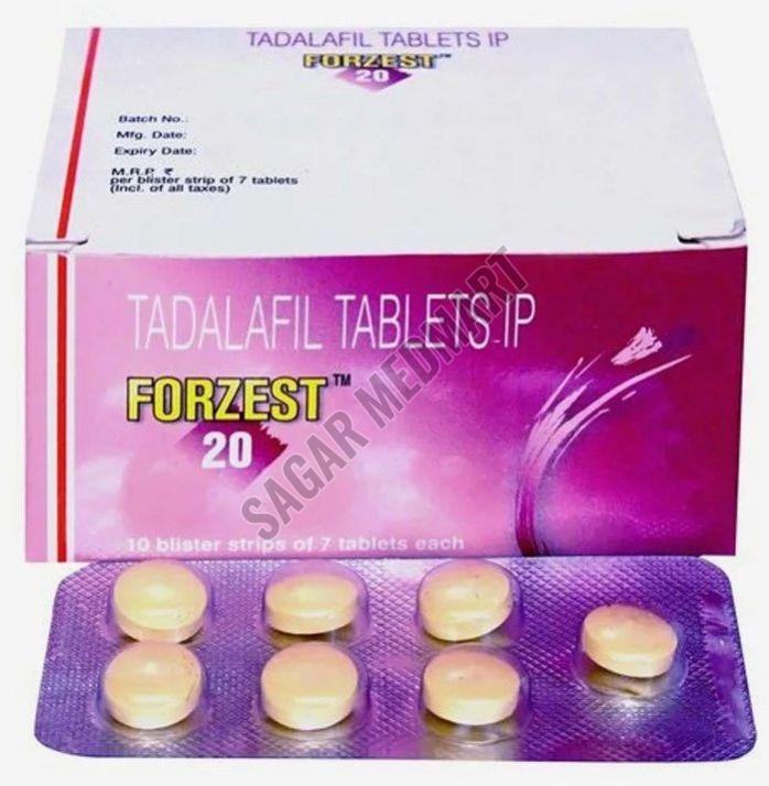 Forzest 20 Mg Tadalafil Tablets