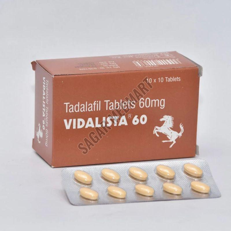 Vidalista 60mg Tadalafil Tablets