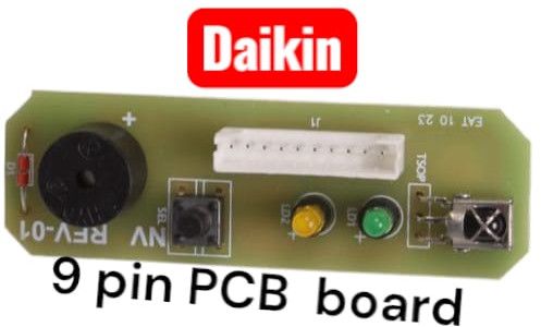 Daikin 9 Pin Air Conditioner Display PCB Board