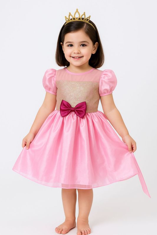 Short Sleeve Girls Frock