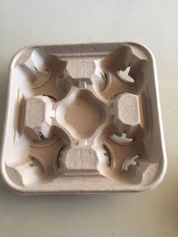 Paper Pulp 4 Cup Holder