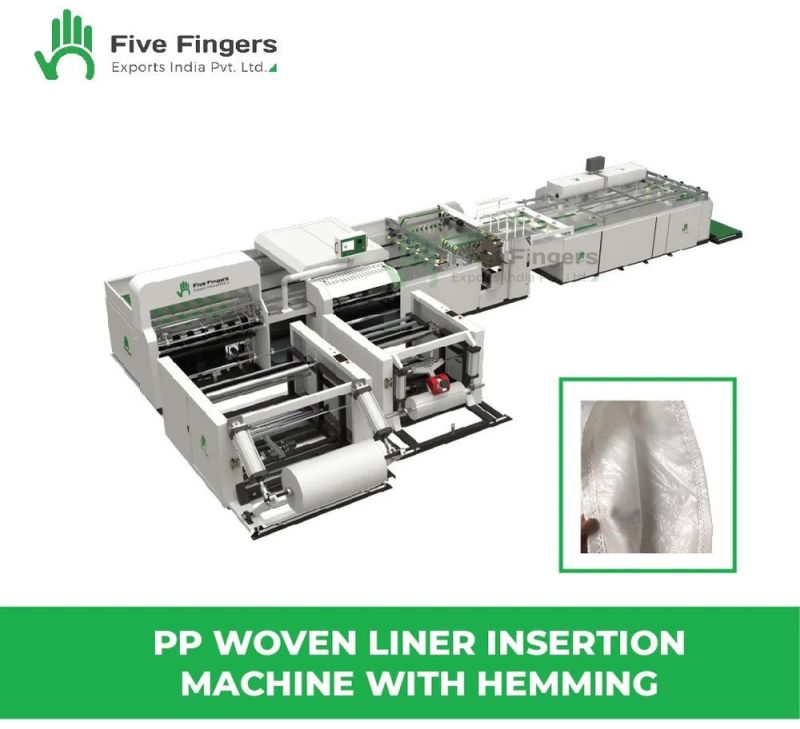 Hemming Edge Finishing with Liner Inserting Machine