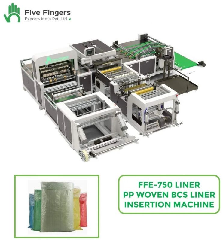 PP Roll to Bag Liner Insertion Machine