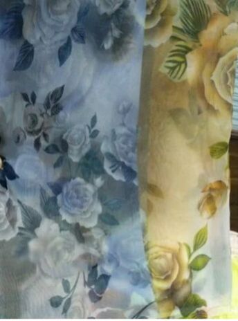 Designer Digital Printed Net Fabric