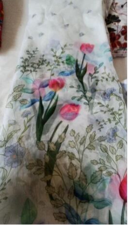 Printed Georgette Printed Fabric