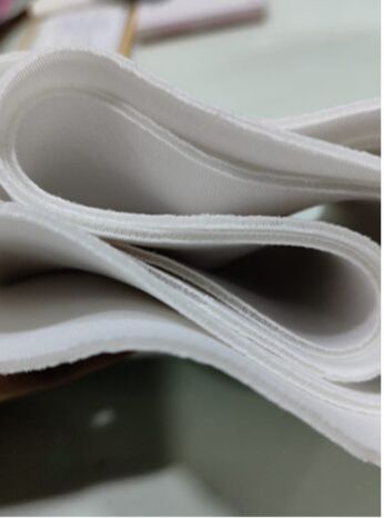 White Scuba Sandwich Fabric