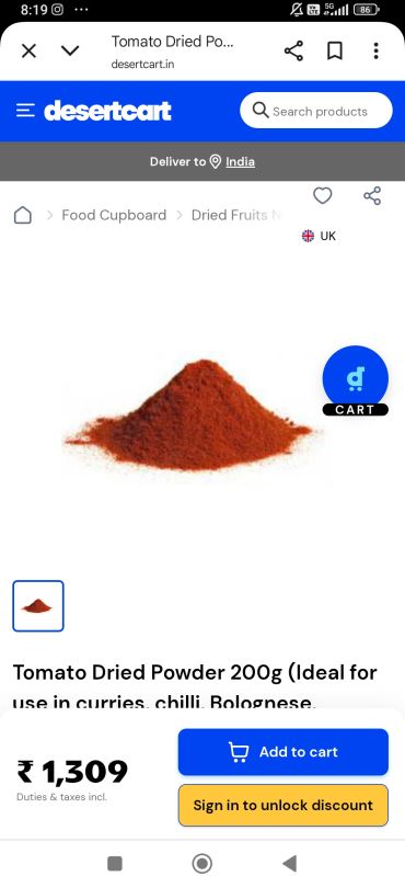 tomato powder