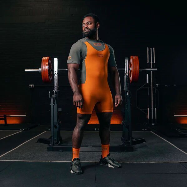 Orange Powerlifting Singlet