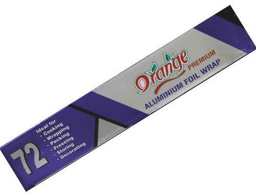 Orange 72 No. Premium Aluminium Foil Roll 14 Mic