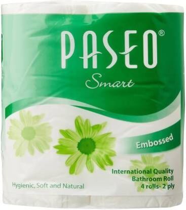 Paseo 4X1 Smart 2 Ply Emb. Toilet Paper Roll