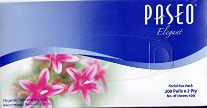 Paseo Elegant 2 Ply 2 Col. Facial Car Tissue Paper