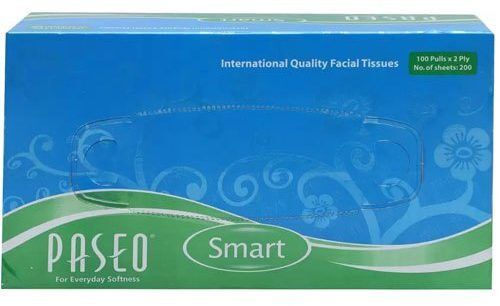 Paseo Smart 2 Ply (4 Col.) Facial Car Tissue Paper