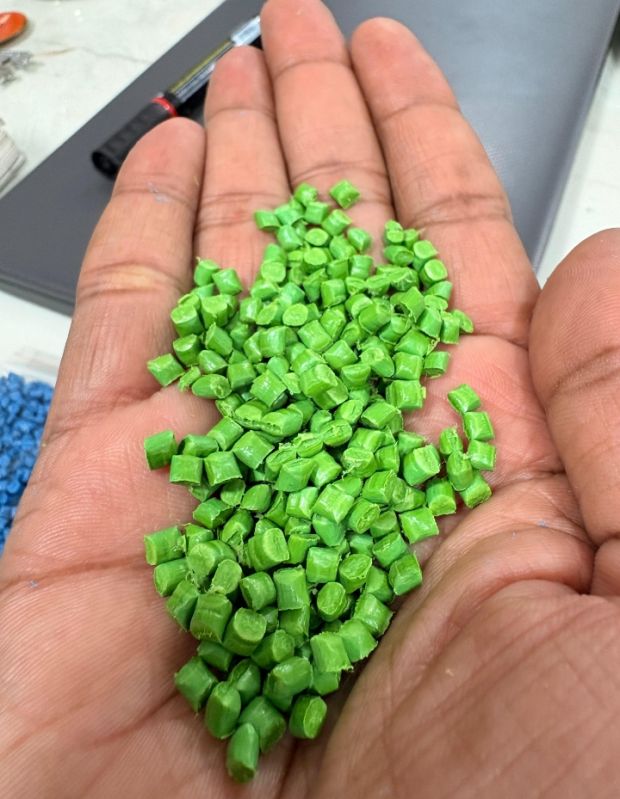 PP Granules Green Colour