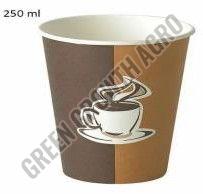250ml Paper Coffee Cup, Color : White, Brown for Hot Beverages