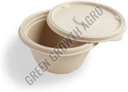 750ml Round Disposable Paper Container Box, Color : Brown