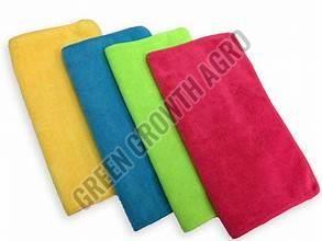 Plain Multicolor Micro Fiber Cleaning Cloth, Technics : Machine Made