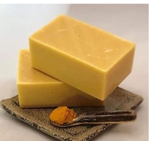 Coconut Oil Handmade Turmeric Soap, Color : Yellow, Weight : 75gm