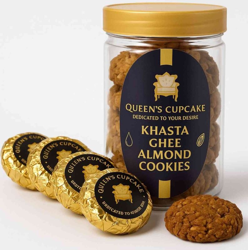 Khasta Ghee Almond Cookies