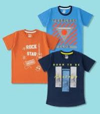 Cotton Boys Round Neck Printed T Shirts, Packaging Type : Packet