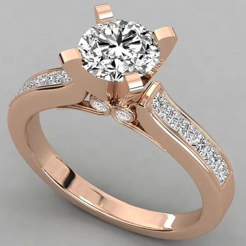 Timeless Elegance 18kt Gold Diamond Ring