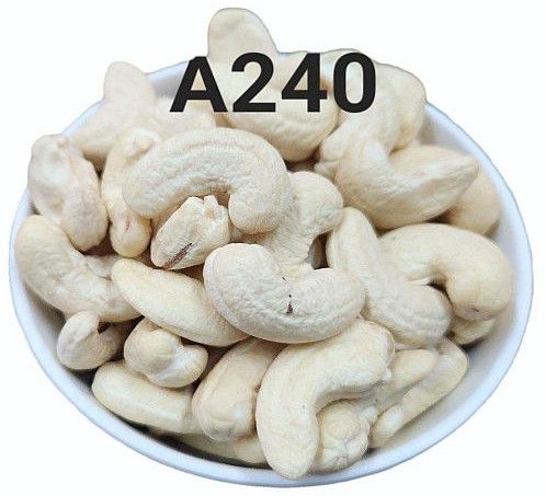 A240 Plain Cashew Nuts, Purity : 100 %, Packaging Type : Creamy