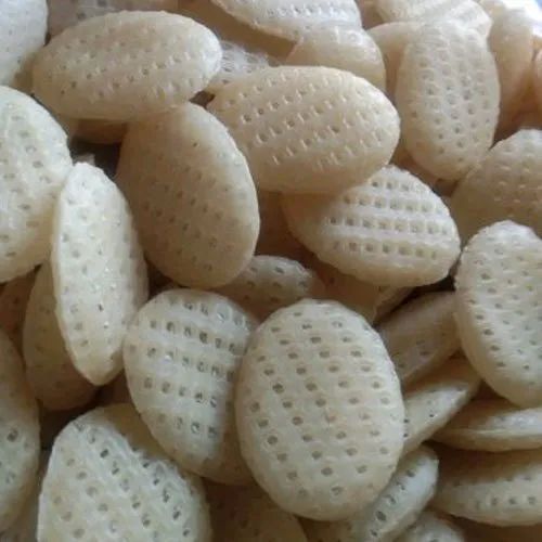 Oval Shape Fryums, Packaging Type : Plastic Bag