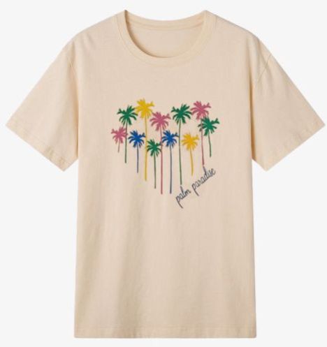 Cotton Women Printed Round Neck T-Shirts