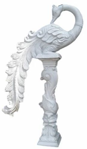 6 Feet Peacock FRP Statue