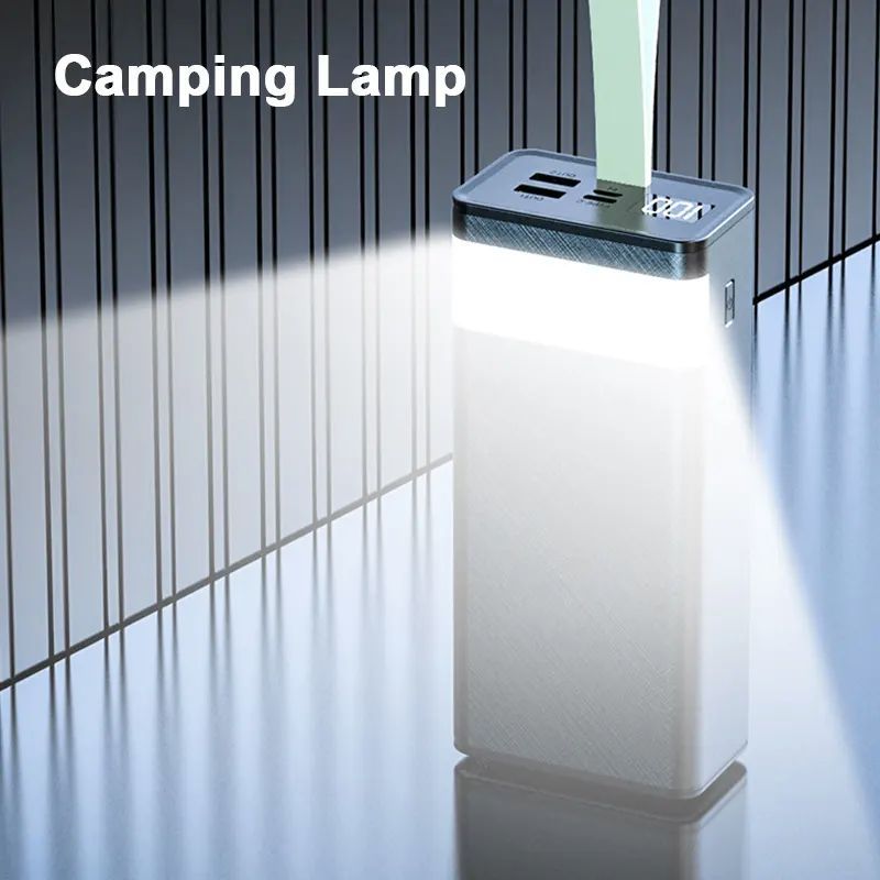Multi-Function Power Bank with Built-in LED Camping Lamp