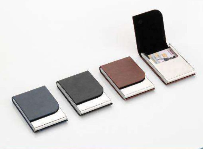 Multicolor Stainless Steel Visiting Card Holder