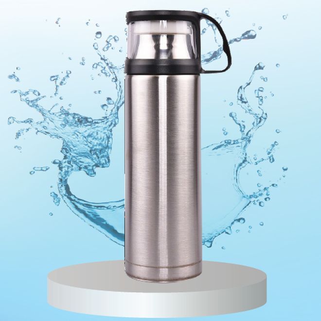 Stainless Steel Vacuum Insulated Bottle With Cup