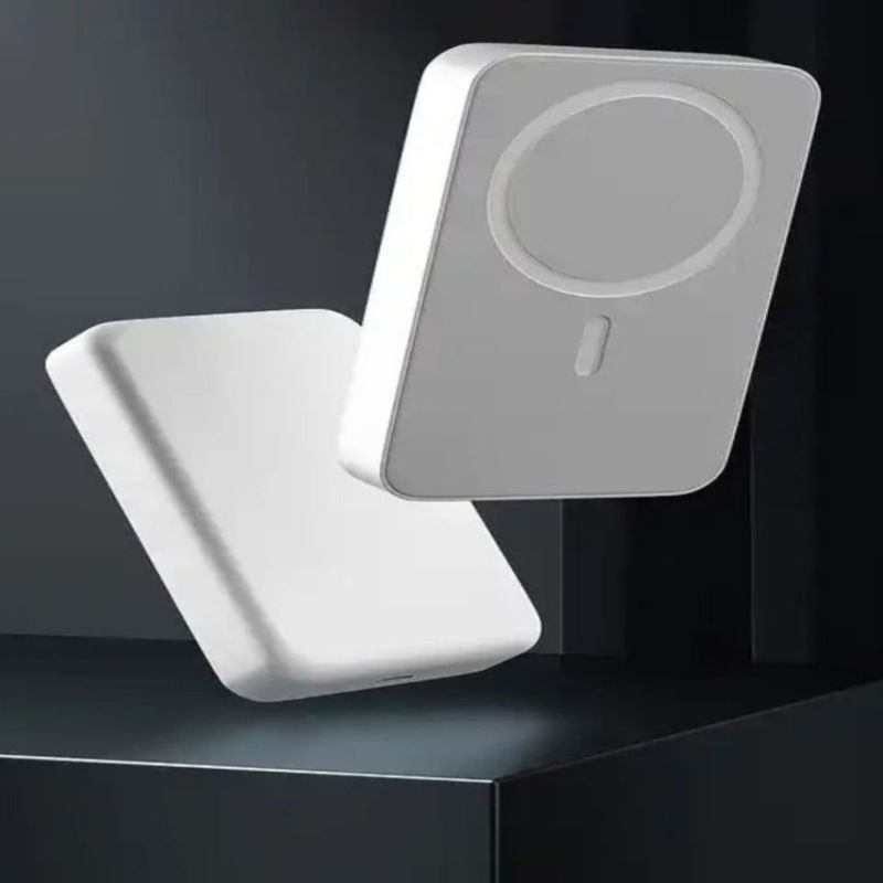 White Apple Magsafe Wireless Power Bank