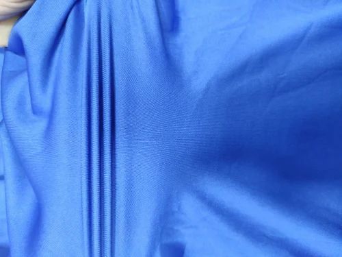 Plain Polyester Spandex Semi Zurich 2 Way Fabric, Color : Multicolour