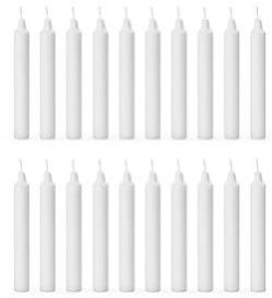 Glossy Soy Wax Plain Candles, Shape : Pillar