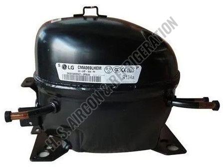 Electric LG 57 No. Inverter Refrigerator Compressor, Color : Black