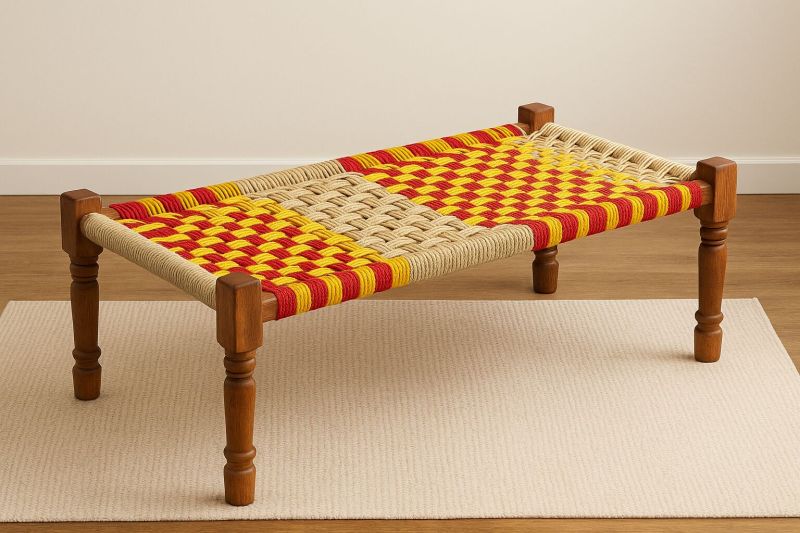 Handcrafted Rajasthani Charpai Bed