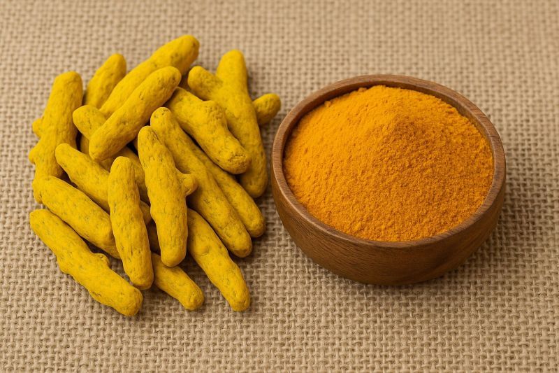 organic turmeric finger