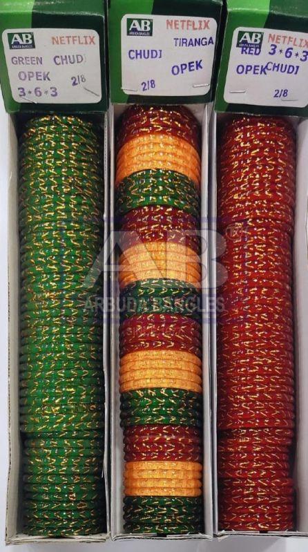 Netflix Opk 4 Cut Glass Bangles