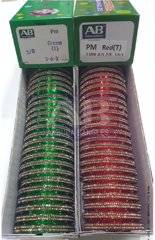 Pm 2 Cut Glass Bangles