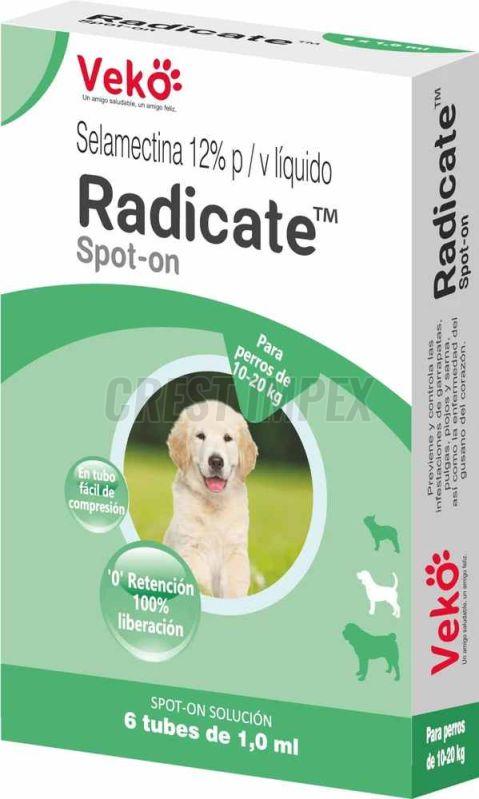 10-20 Kg Radicate Spot On Selamectin 12% Solution Veterinary Medicines