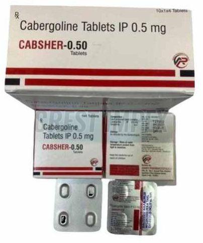 Cabsher 0.50mg Cabergoline Tablets