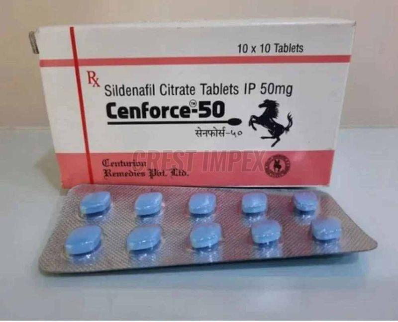 Cenforce 50mg Sildenafil Tablets