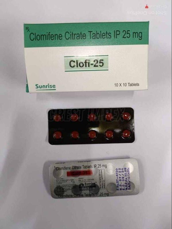 Clofi 25mg Clomifene Citrate Tablets