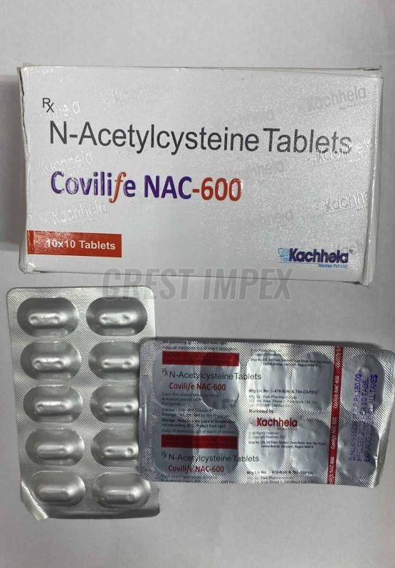Covilife Nac 600 Acetylcysteine Tablet